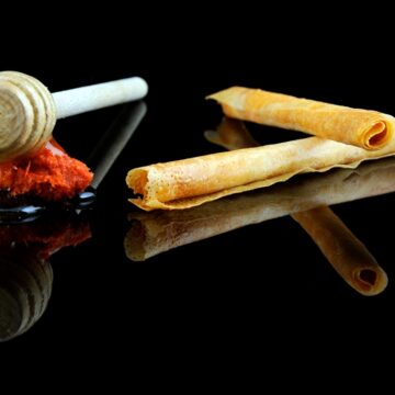 Sobrasada sausage and honey sticks